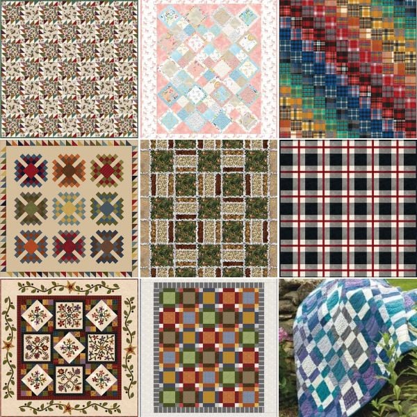 Flannel Quilt Patterns roundup ILQF featured cover