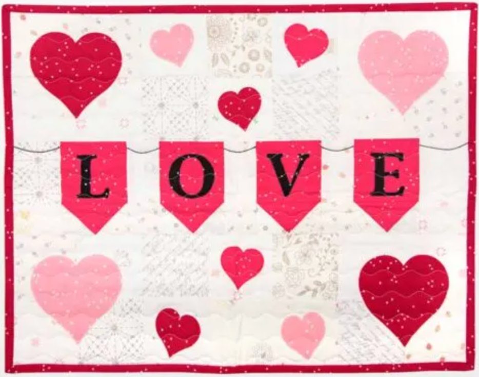 GO! Sweetheart Placemats - free quilt pattern by Andy Knowlton for AccuQuilt_