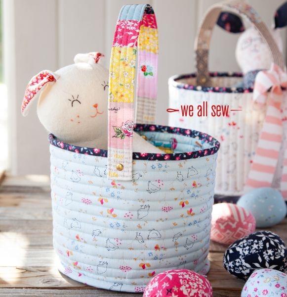 Quilted Easter Basket - free quilt pattern