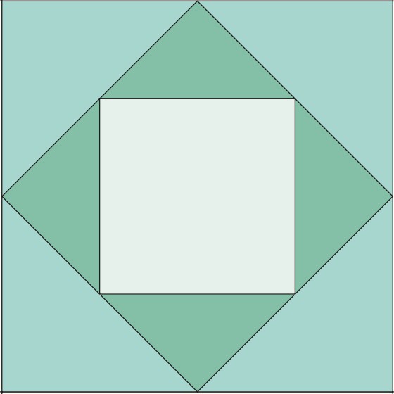 Square in a Square or Economy Block