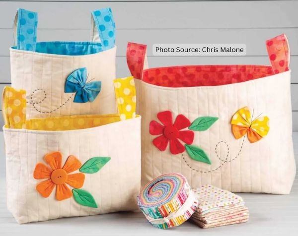 Three Baskets Quilt Pattern - etsy
