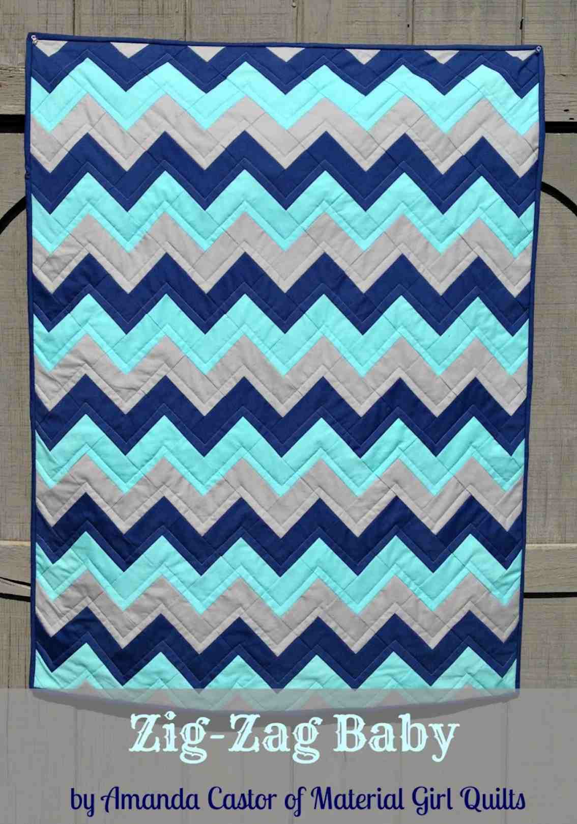 Zig-Zag Baby Quilt - Free Quilt Pattern