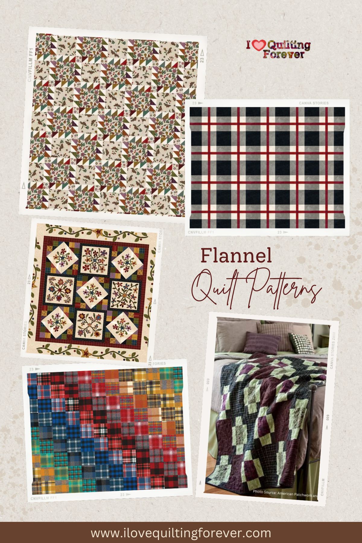 Top 13 Free Flannel Quilt Patterns (+5 Bonus Patterns For Sale) - I ...