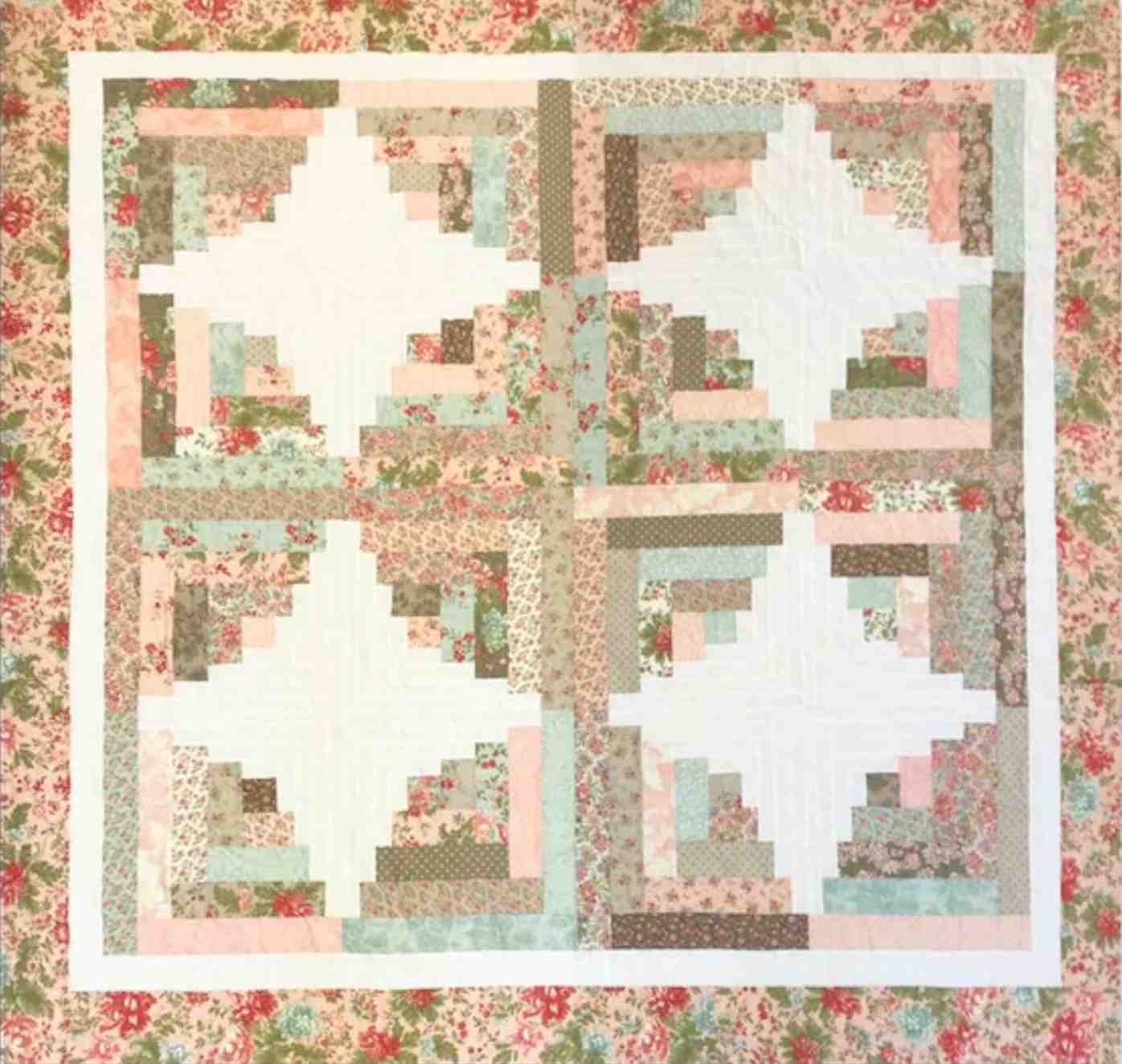 Curvy Log Cabin Quilt Class