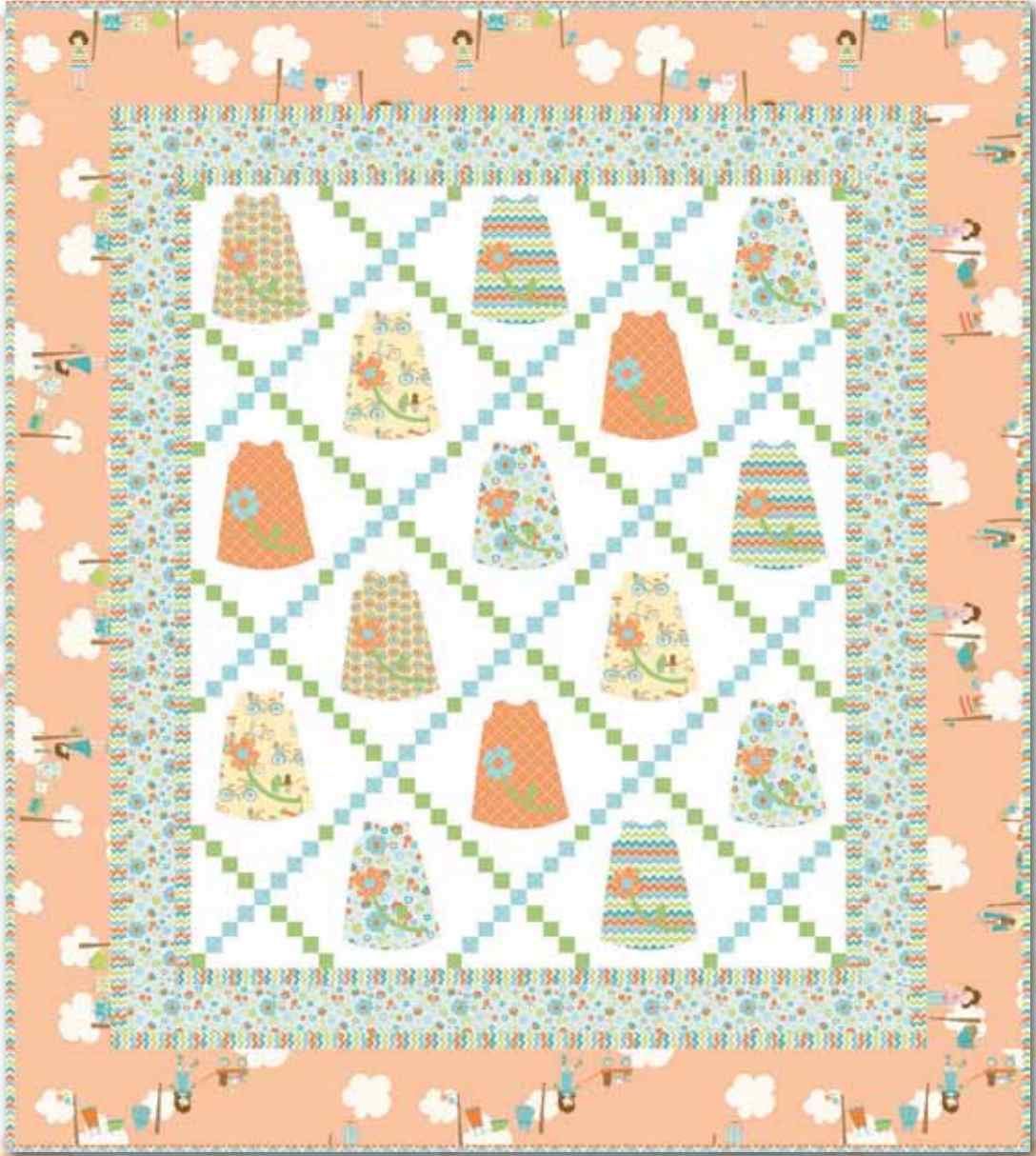 Summer Dress - Free Quilt Pattern