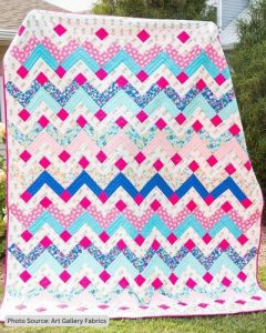 Summer Quilt Pattern Idea from Art Gallery Fabrics