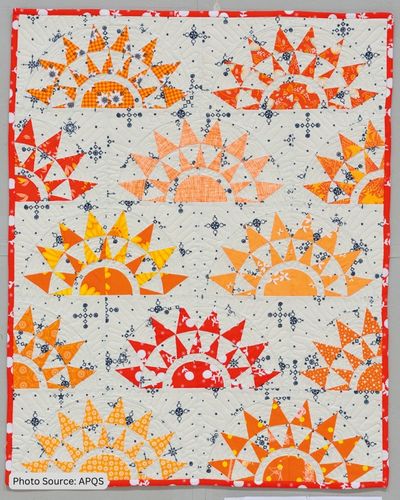 Sunrise Quilt - free quilt pattern