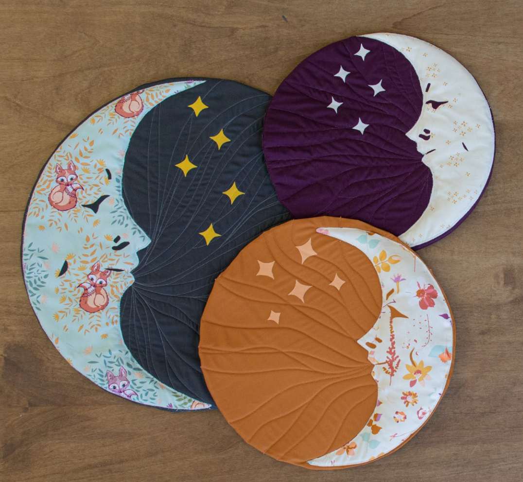 Magical Moons Wall Art- Free Quilt Pattern