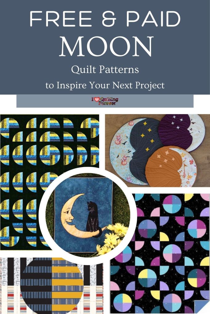 Moon Quilt Patterns roundup ILQF Pinterest
