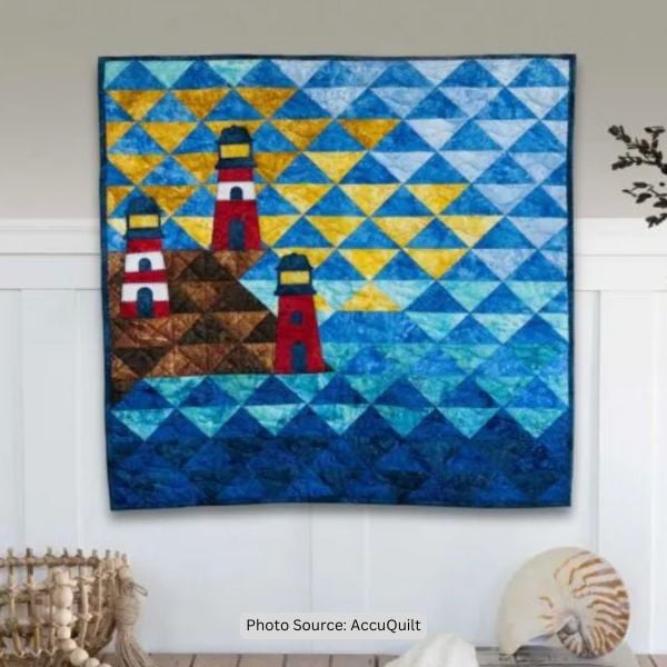 GO! Lighthouse Bluff Quilt Pattern