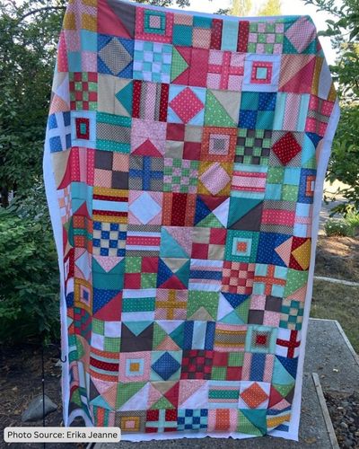 Nautical Quilt Pattern Idea from Erika Jeanne 