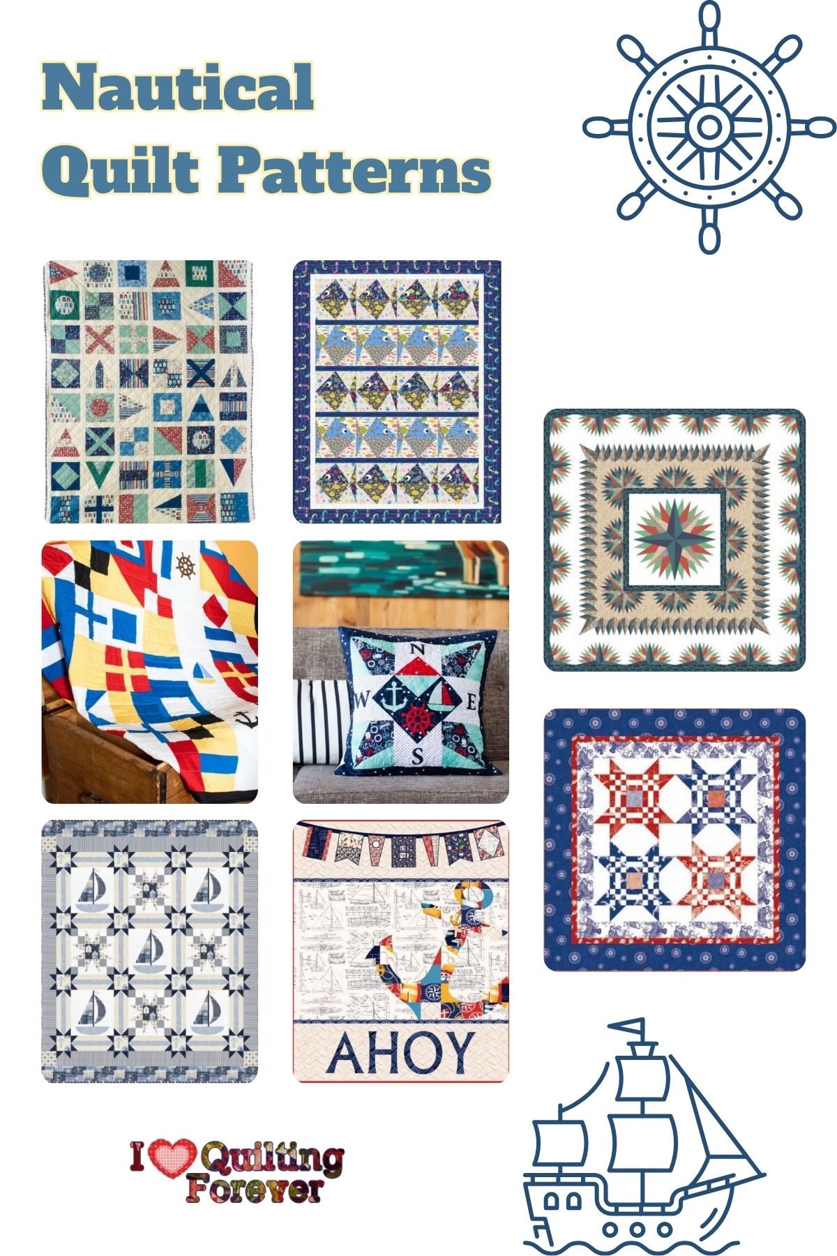 Top 15 Free Nautical Quilt Patterns To Try (+8 Bonus Patterns For Sale