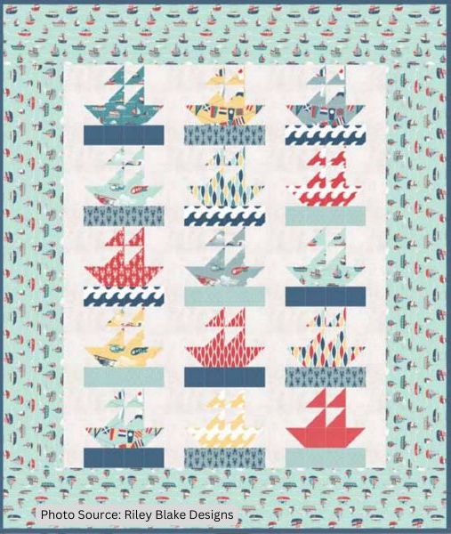 Sail Aweigh Quilt - free quilt pattern