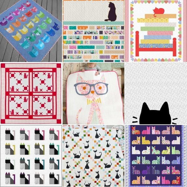 top-19-free-cat-quilt-patterns-7-bonus-patterns-for-sale-i-love-quilting-forever for Printable Free Cat Quilt Block Patterns Top 19 Free Cat Quilt Patterns (+7 Bonus Patterns For Sale) - I Love Quilting Forever for Printable Free Cat Quilt Block Patterns