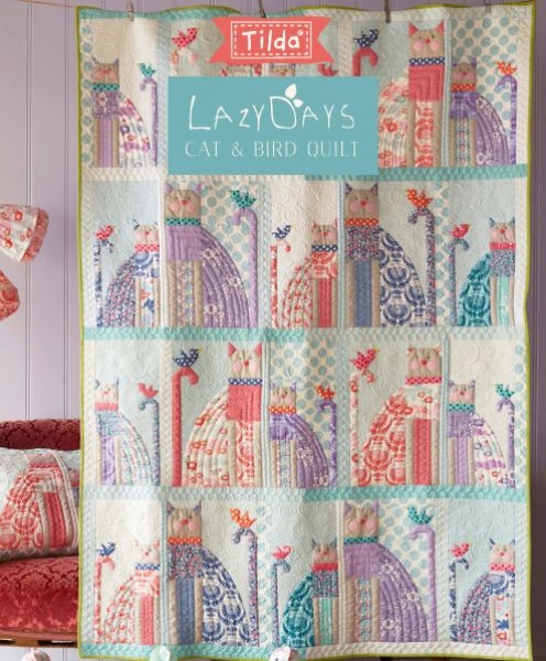 Cat and Bird Quilt - free quilt pattern