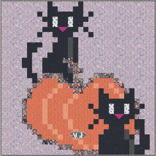Meowgical - free quilt pattern
