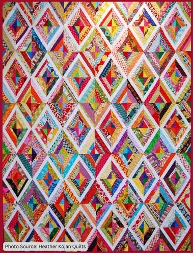 Top 10 Free String Quilt Patterns for Fabric Scraps (+6 Bonus Patterns ...