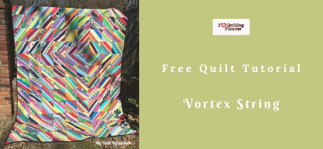 Vortex String Free Quilt Tutorial Featured cover