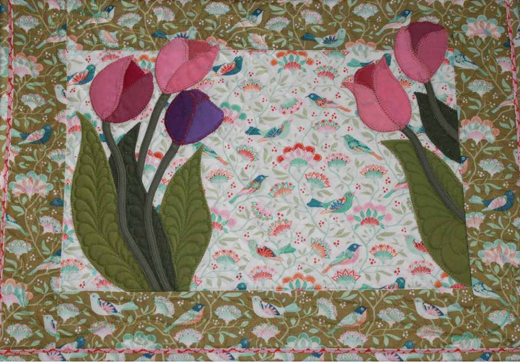 Springtime Tulips - Free Quilt Pattern