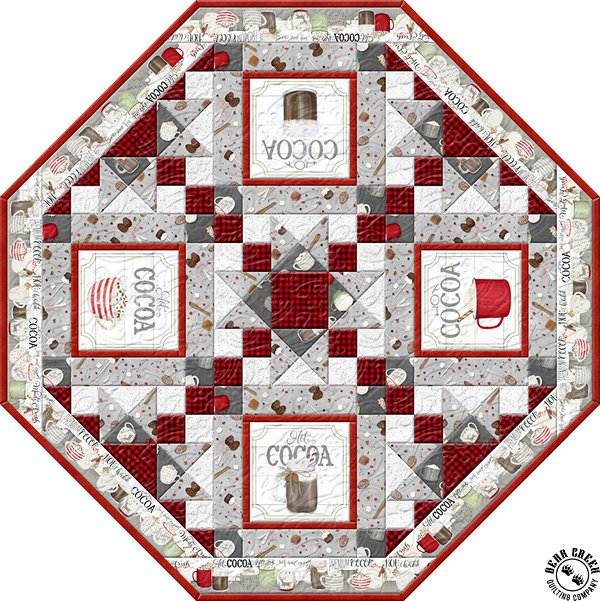 Hot Cocoa Bar Table Topper - Free Quilt Pattern