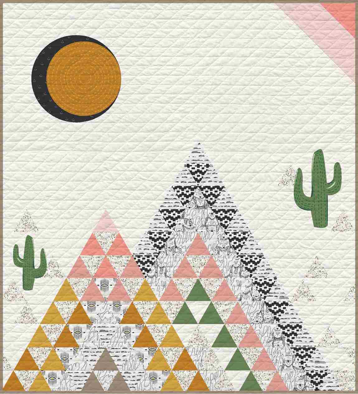 Little mountains - free qult pattern_