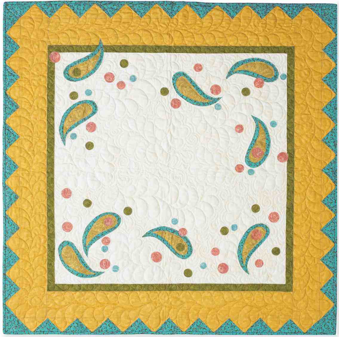 Paisley to Please Table Topper - Free Quilt Pattern