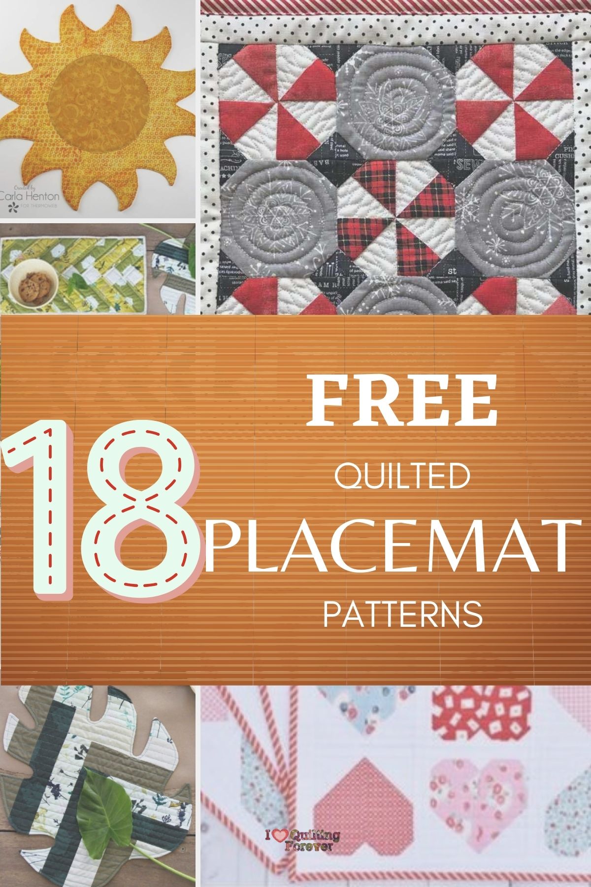 Top 18 Free Quilted Placemat Patterns (+7 Bonus Patterns For Sale) - I ...