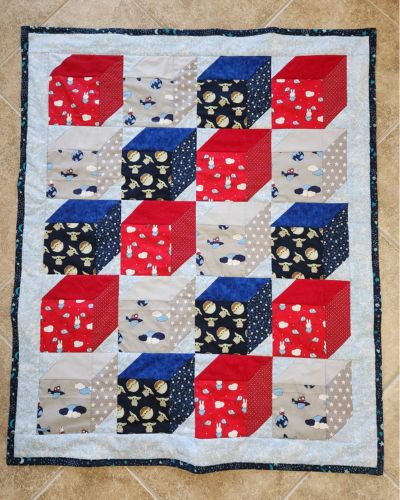 blocks quilt made by Susan E DeCosta FB Group Member