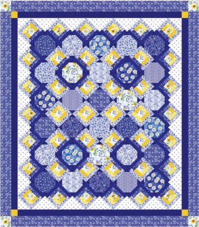 Daisy Dishes Quilt- Free Quilt Pattern