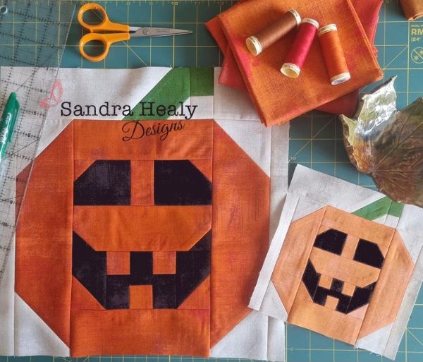 Jack O' Lantern Quilt Block Pattern - etsy
