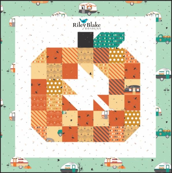 Patchwork Pumpkin Pillow - free quilt pattern