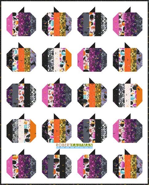 Pumpkin Fiesta - free quilt pattern