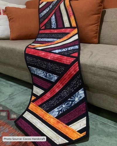 Table Runner Quilt Pattern Idea from Cocos Handcraft
