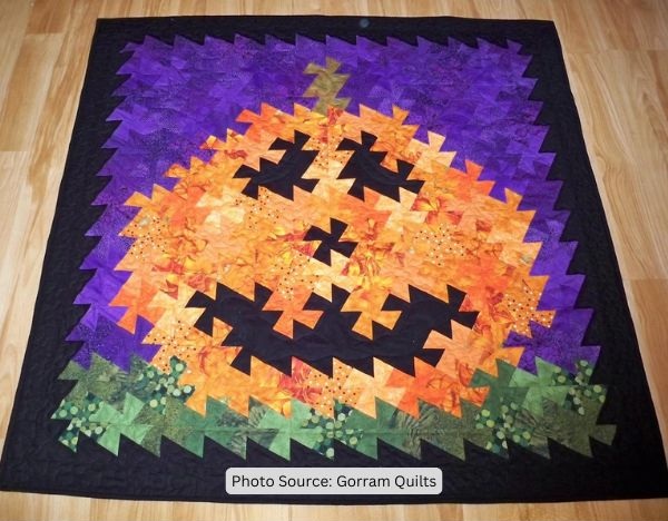 Twisted Jack Pumpkin Quilt Pattern - etsy
