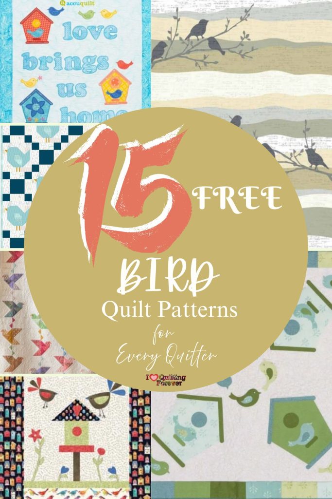 Bird Quilt Patterns Roundup 1 ILQF Pinterest