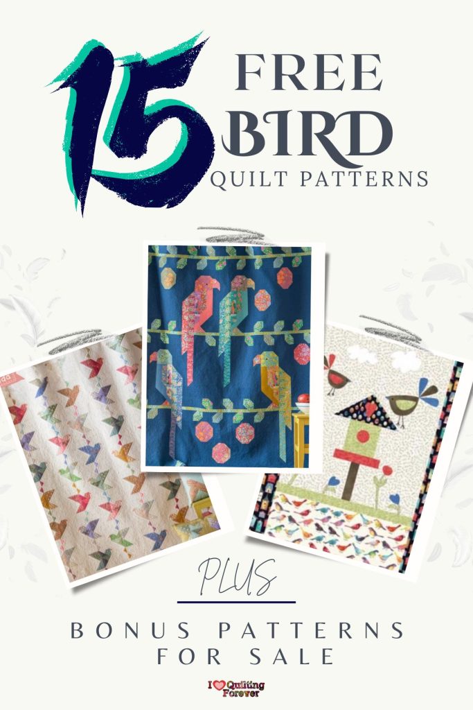 Bird Quilt Patterns Roundup 4 ILQF Pinterest