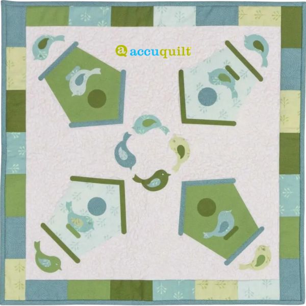 GO! Chirp Corner Table Topper - free quilt pattern