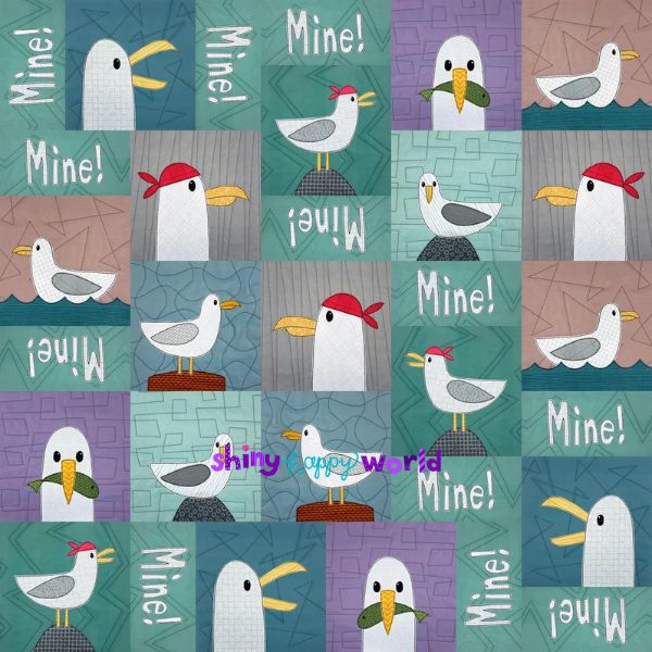 Greedy Seagulls Quilt Pattern - etsy