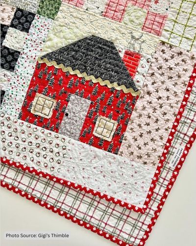 Top 12 Free House Quilt Patterns (+8 Bonus Patterns For Sale) - I Love ...