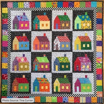 Top 12 Free House Quilt Patterns (+8 Bonus Patterns For Sale) - I Love ...