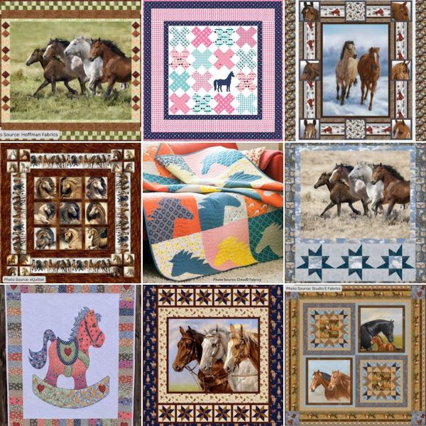 Top 10 Free Horse Quilt Patterns (+10 Bonus Patterns For Sale) - I Love Quilting Forever top-10-free-horse-quilt-patterns-10-bonus-patterns-for-sale-i-love-quilting-forever