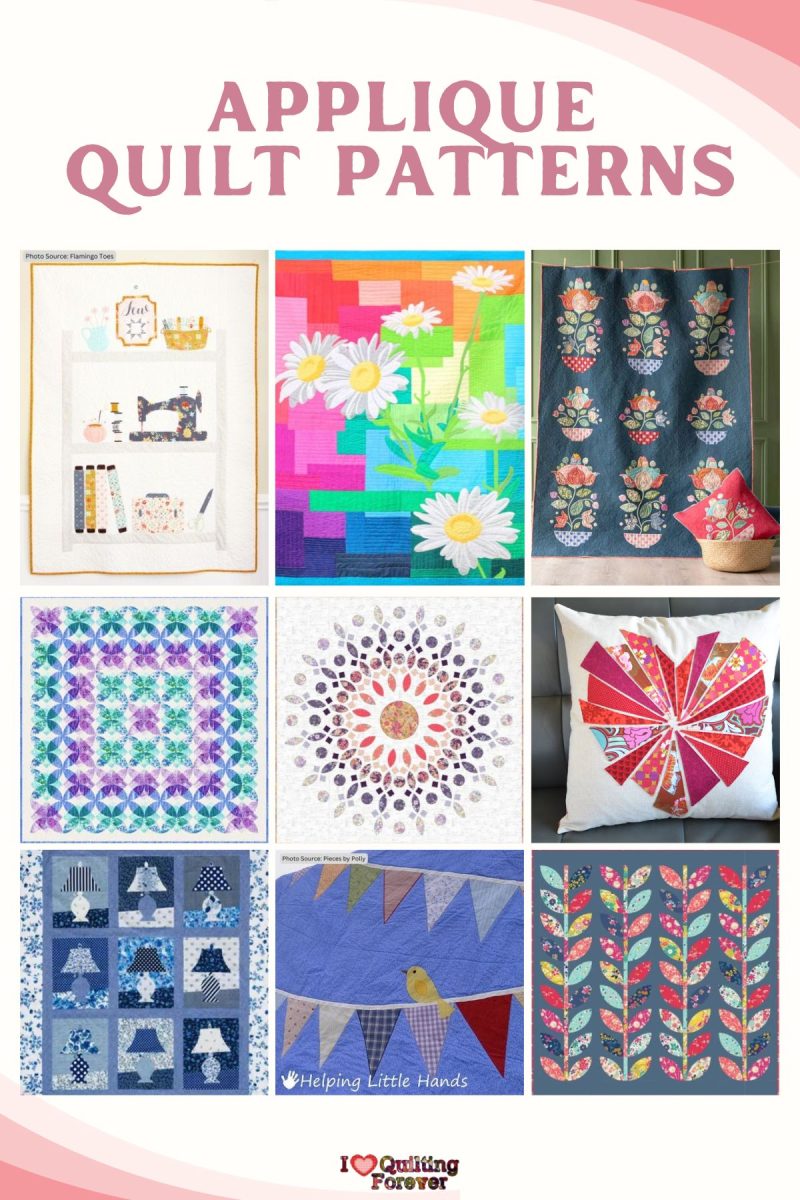 Top 11 Free Applique Quilt Patterns (+6 Bonus Patterns For Sale) - I ...