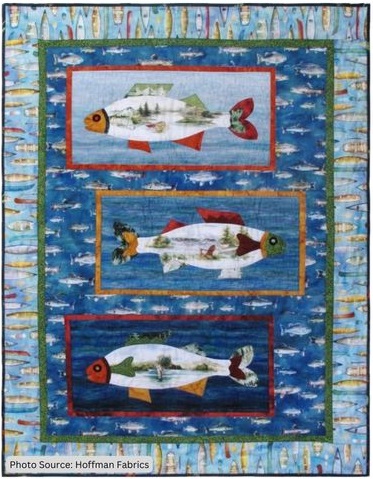 Top 10 Fish Quilt Patterns (+10 Bonus Patterns For Sale) - I Love ...