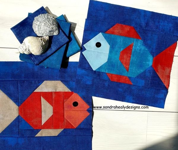 Fish Nautical Quilt Block Pattern - etsy