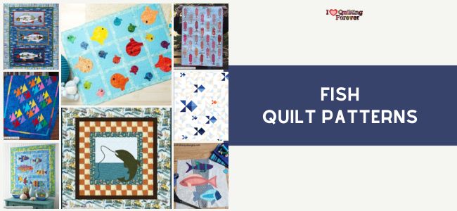 Fish Quilt Patterns roundup ILQF featured cover