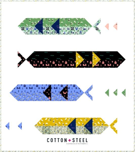 Sardine - free quilt pattern