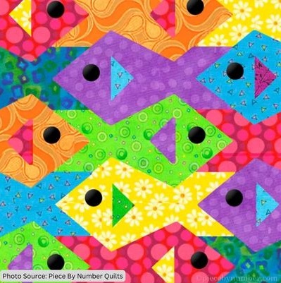 Top 10 Fish Quilt Patterns (+10 Bonus Patterns For Sale) - I Love ...