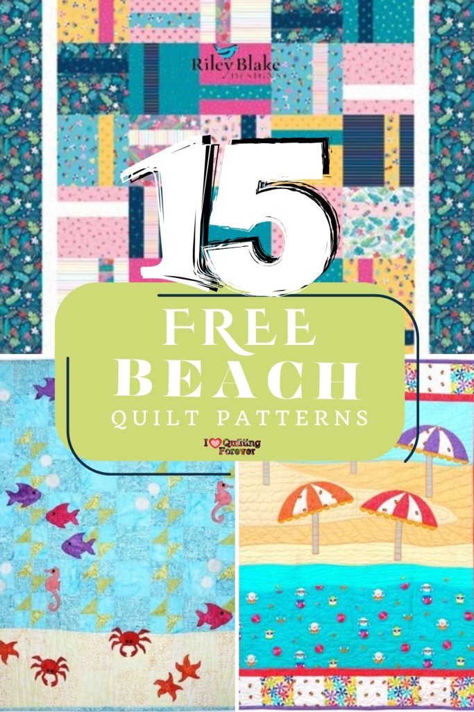 Beach Quilt Patterns Roundup 5 ILQF Pinterest