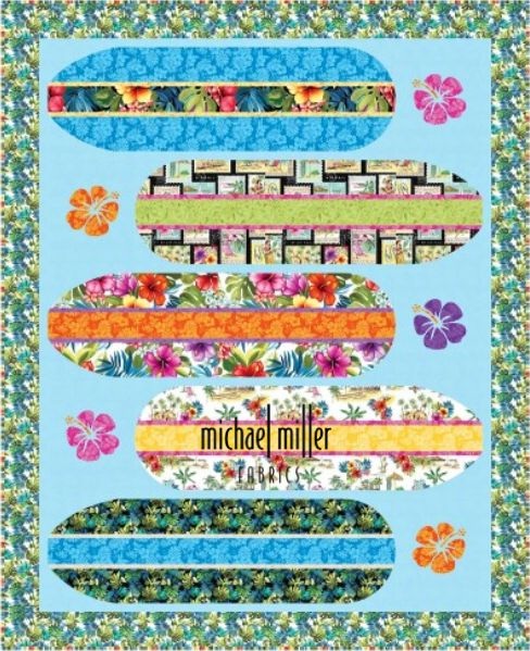 Surfin’ USA - free quilt pattern