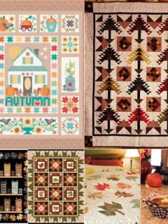 Fall Quilt Patterns roundup featured cover ILQF